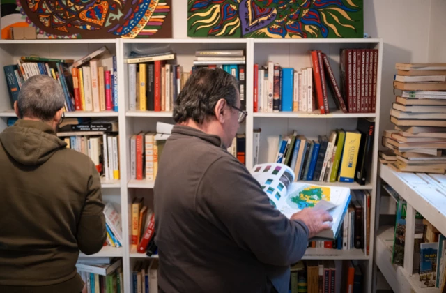 La biblioteca del centro diurno