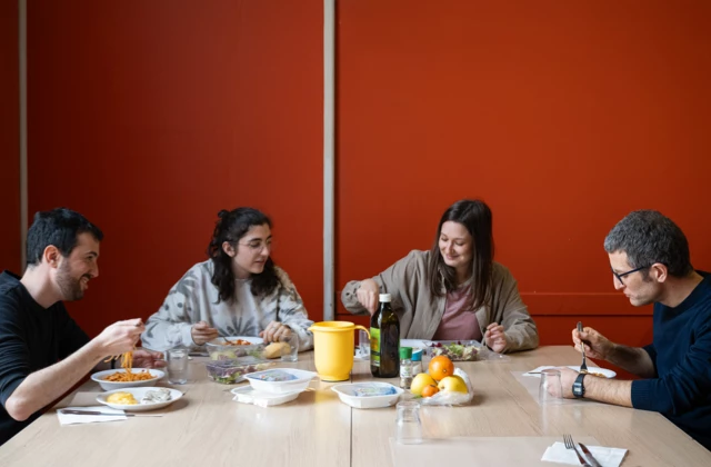 Sala da pranzo del centro diurno