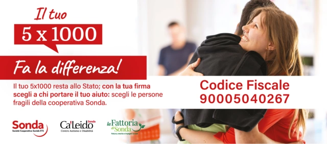 Dona il tuo 5x1000 a Cooperativa Sonda di Altivole